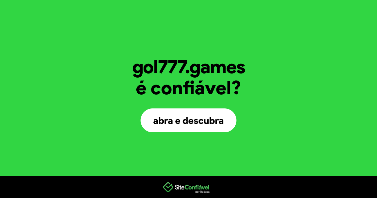O site gol777.games é confiável?