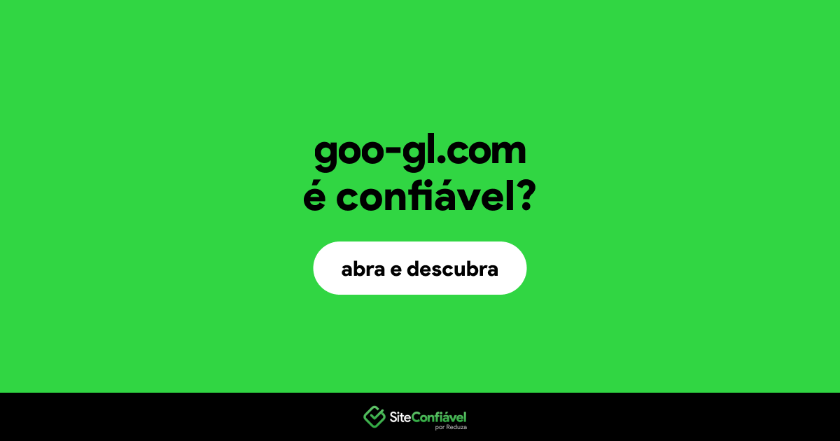 O site goo-gl.com é confiável?