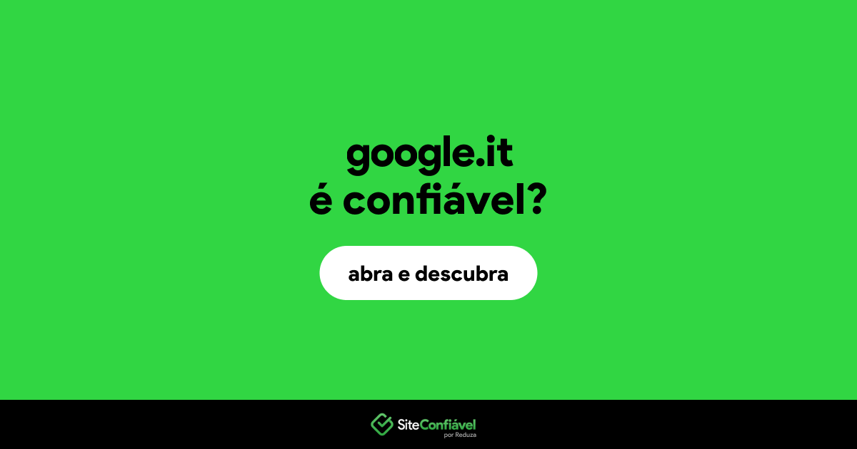 O site google.it é confiável?