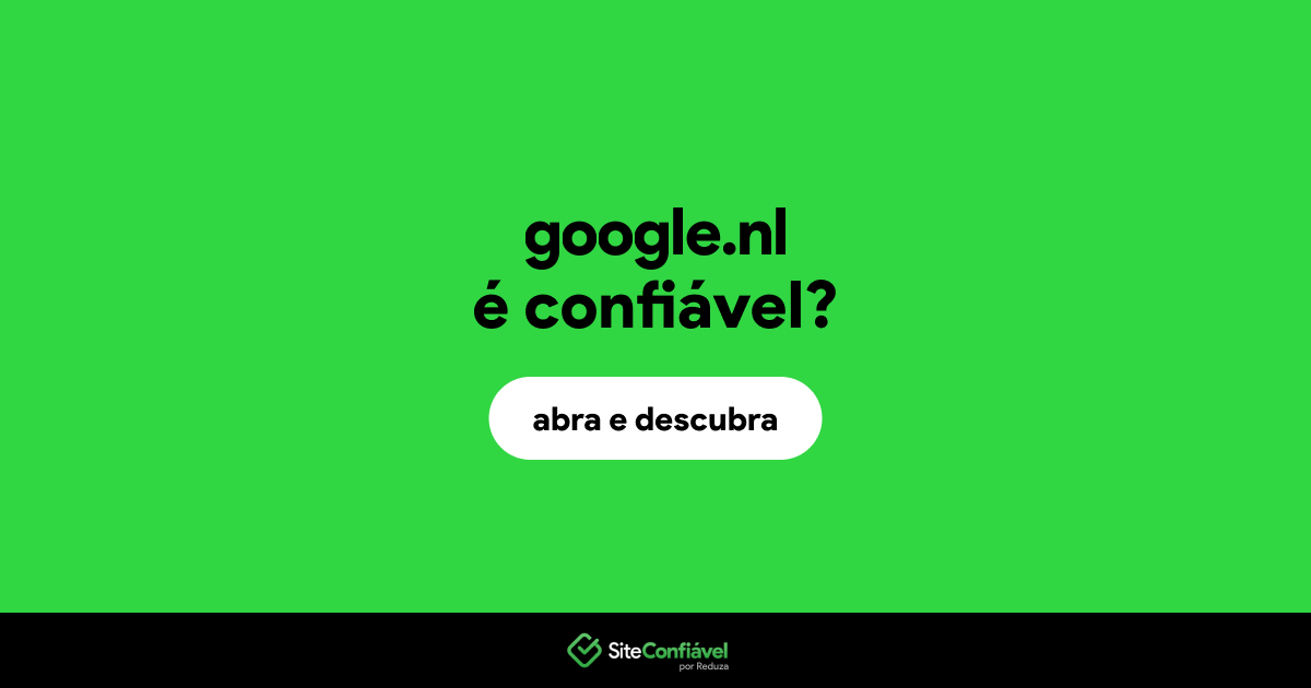 O site google.nl é confiável?