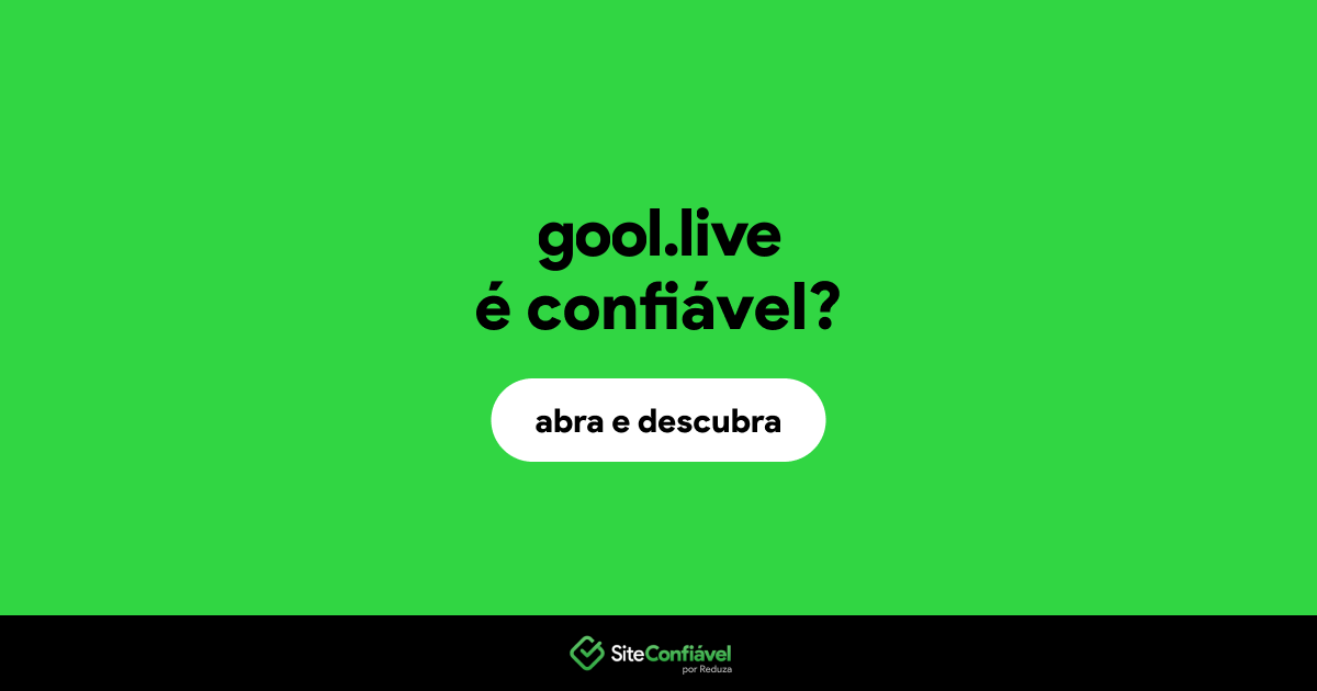 O site gool.live é confiável?