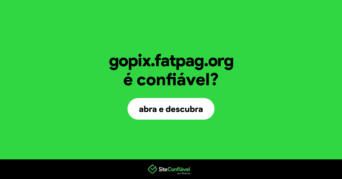O site gopix.fatpag.org é confiável?
