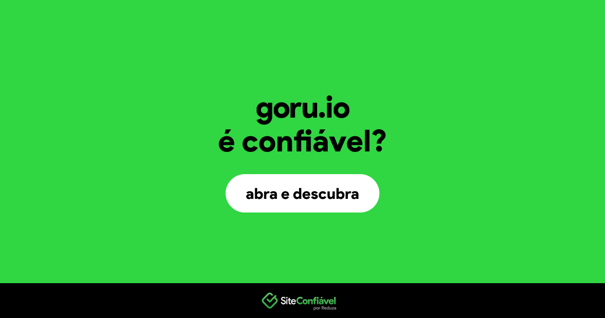 O site goru.io é confiável?