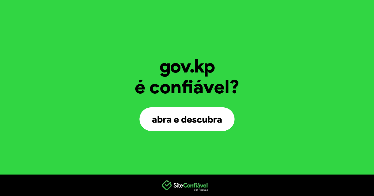 O site gov.kp é confiável?