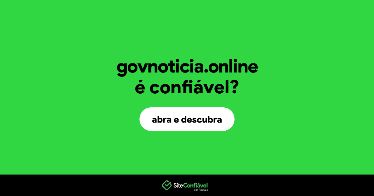 O site govnoticia.online é confiável?