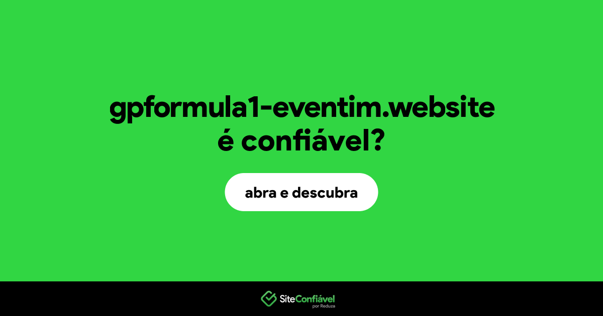 O site gpformula1-eventim.website é confiável?