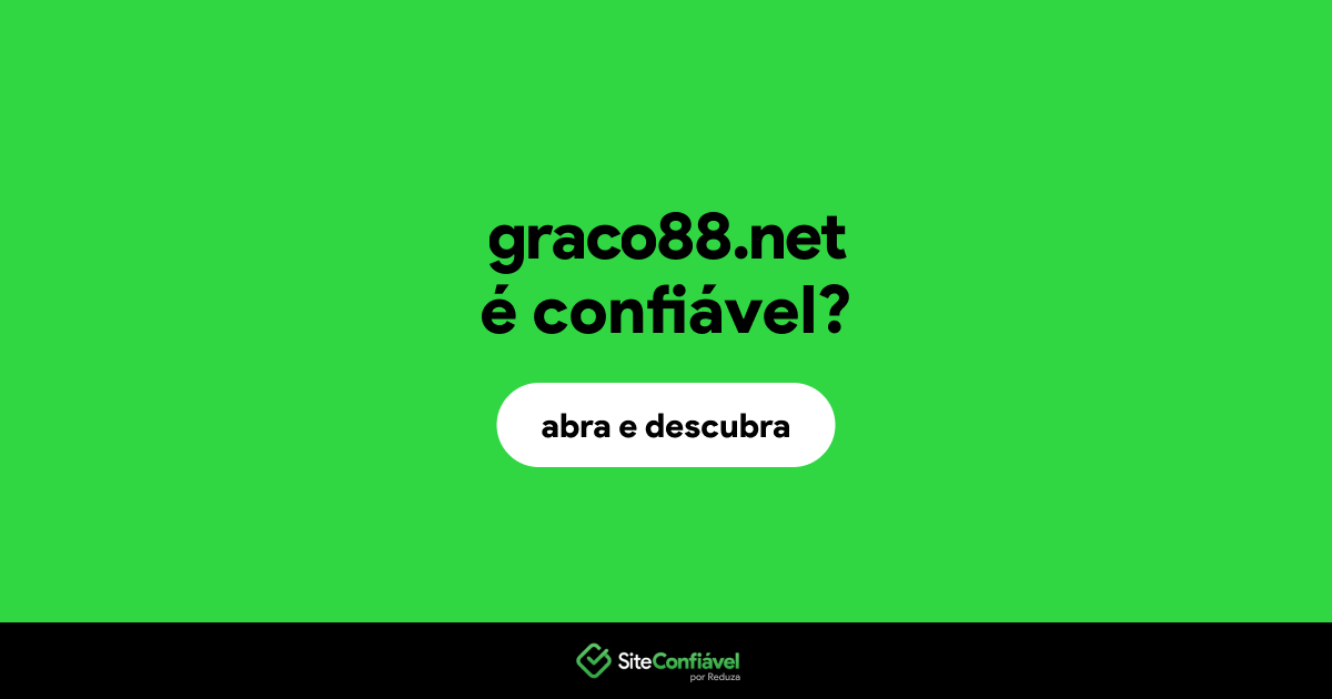 O site graco88.net é confiável?
