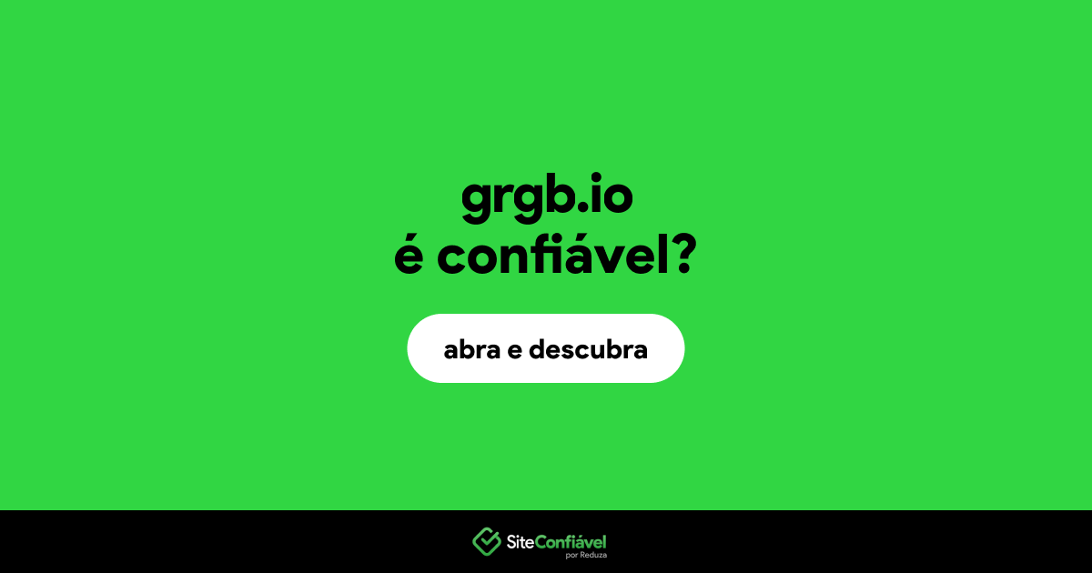 O site grgb.io é confiável?