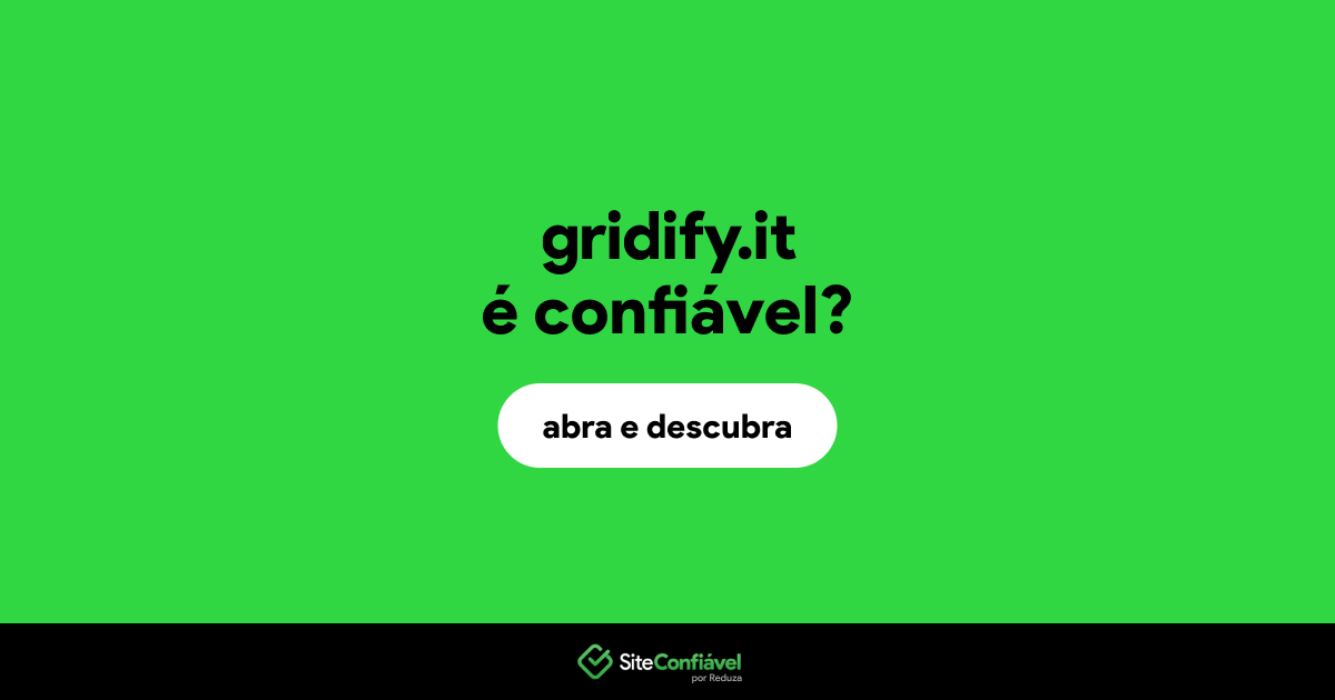 O site gridify.it é confiável?