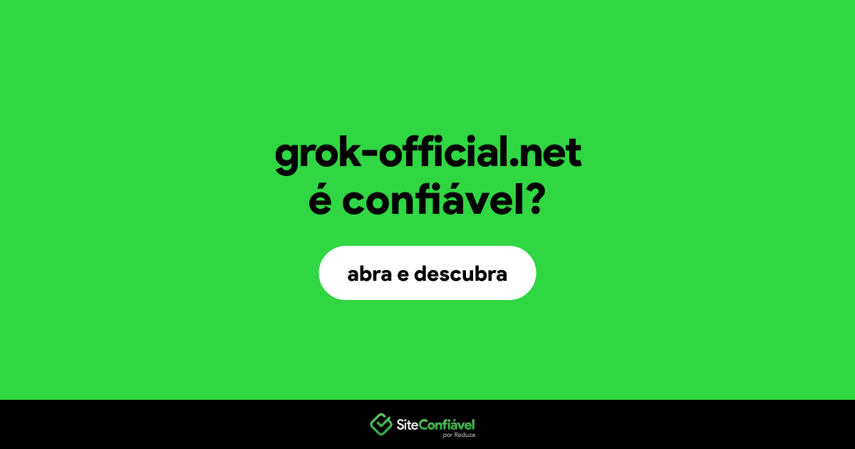 O site grok-official.net é confiável?
