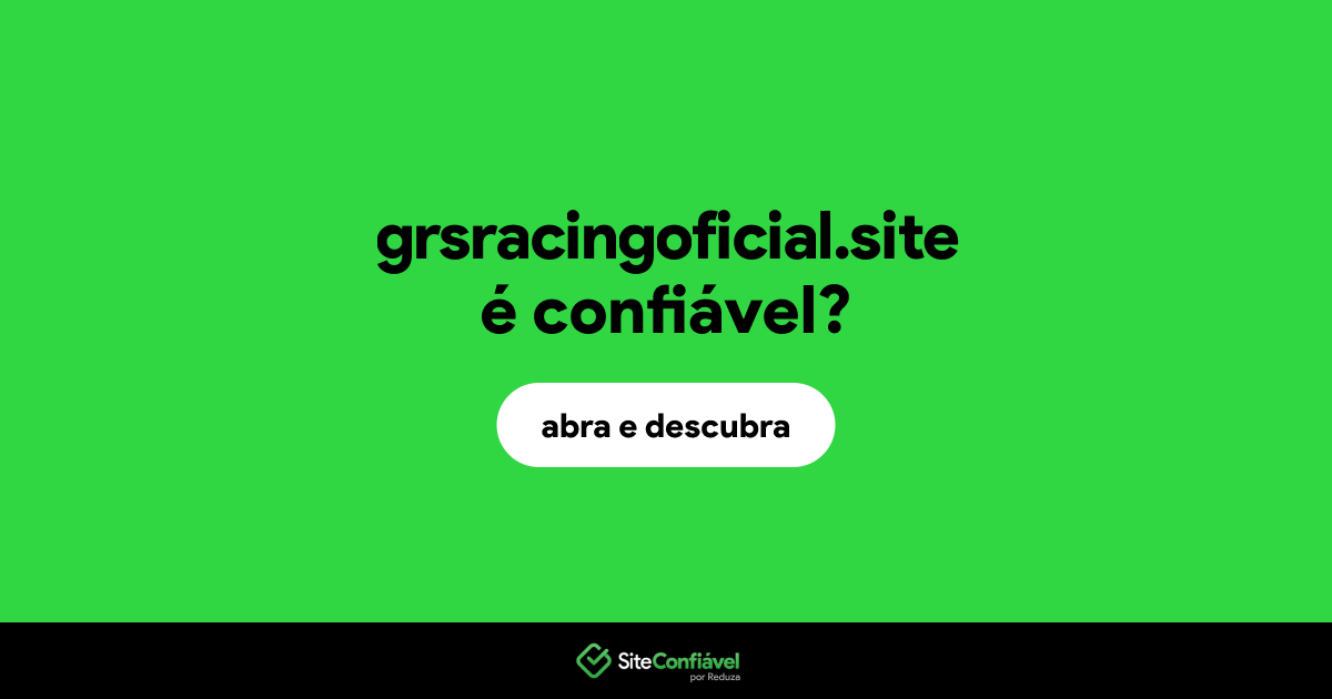 O site grsracingoficial.site é confiável?