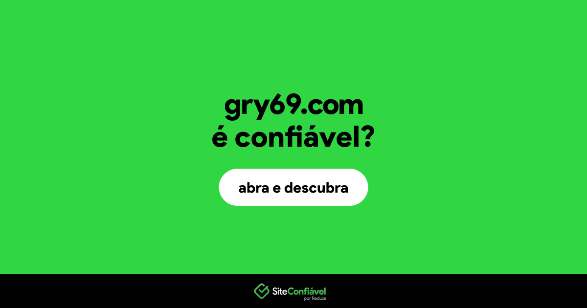 O site gry69.com é confiável?