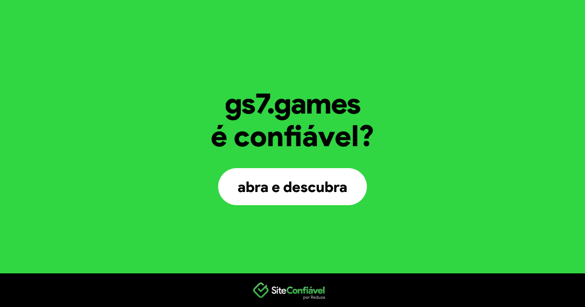 O site gs7.games é confiável?