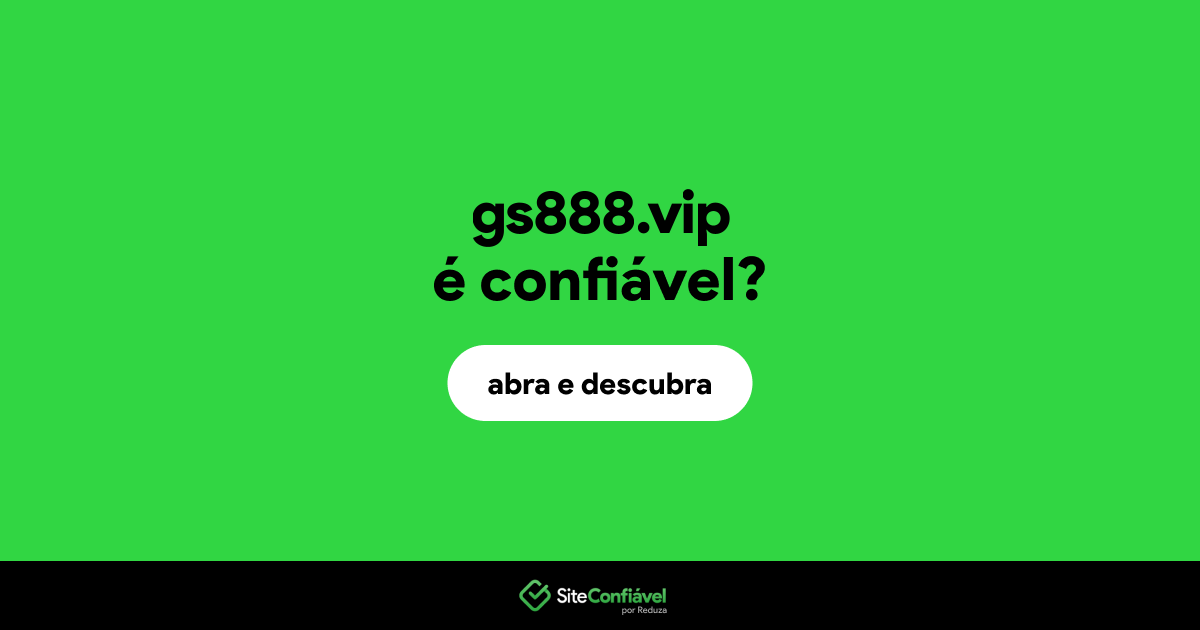 O site gs888.vip é confiável?