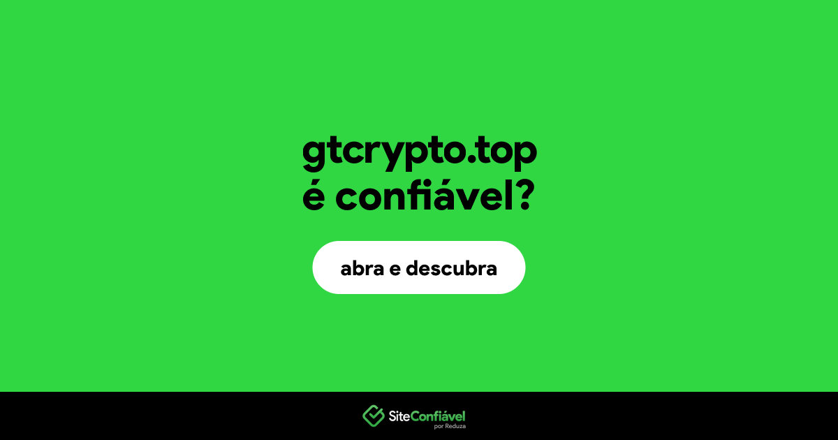 O site gtcrypto.top é confiável?