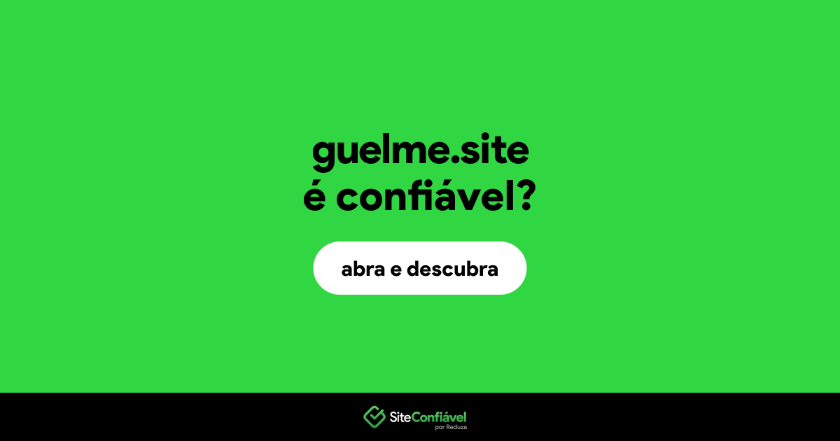 O site guelme.site é confiável?