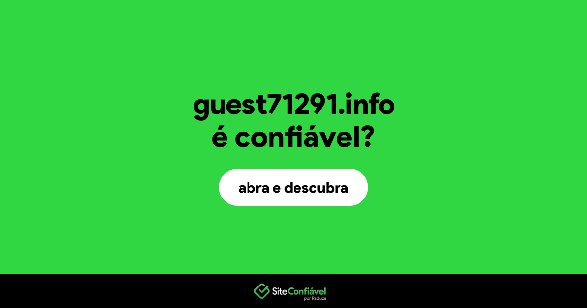 O site guest71291.info é confiável?