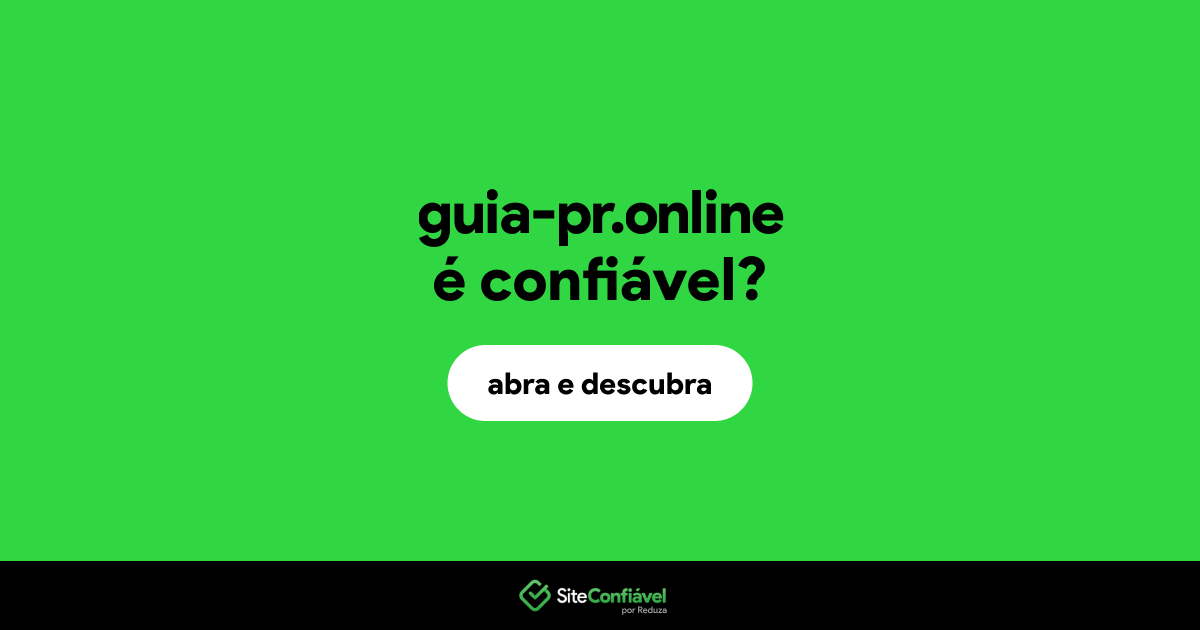 O site guia-pr.online é confiável?