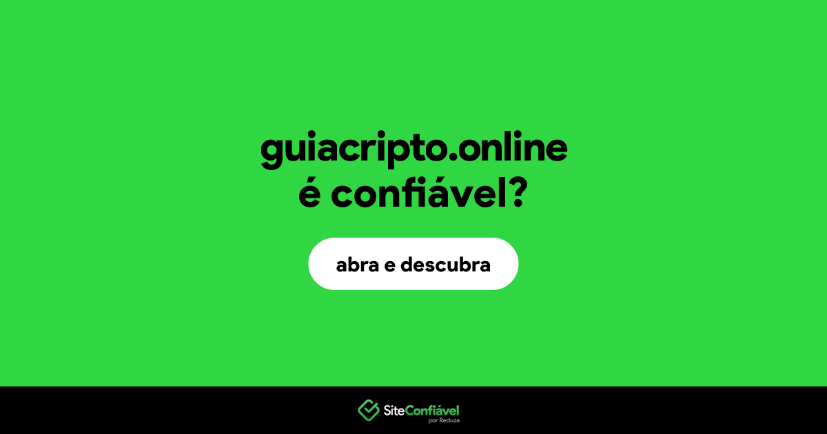 O site guiacripto.online é confiável?
