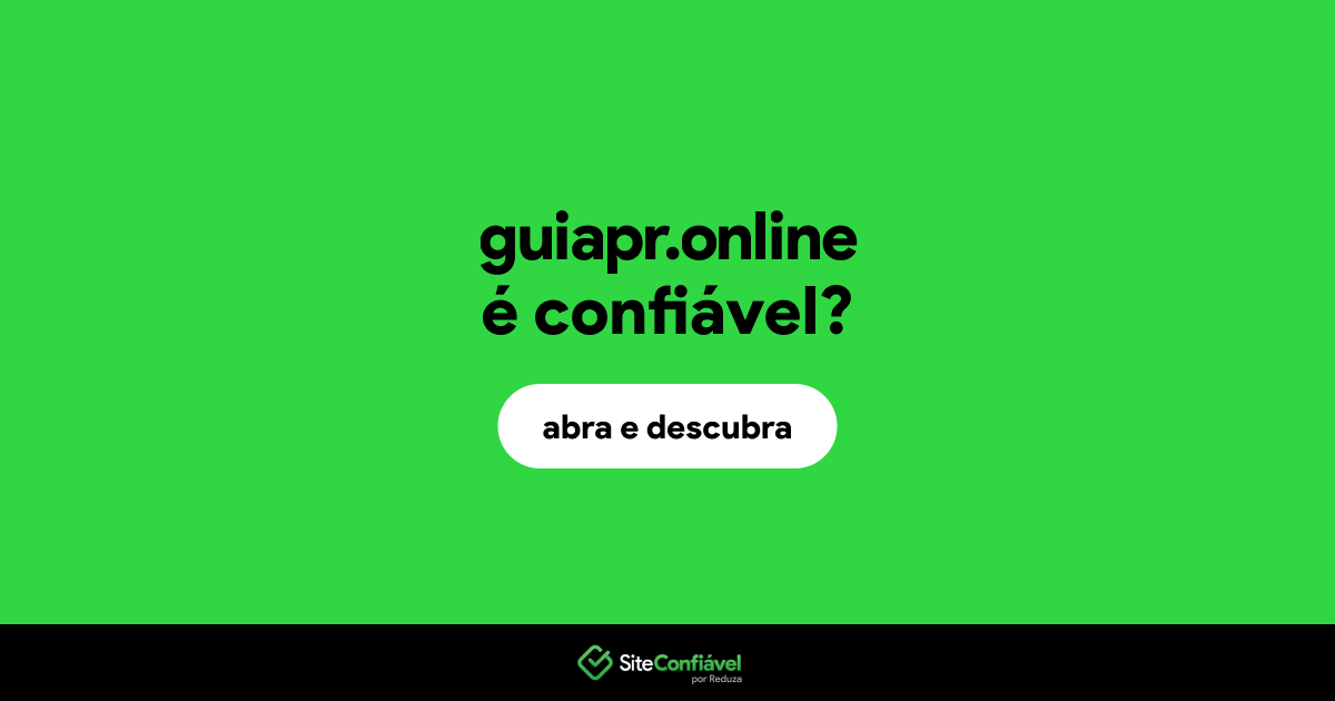 O site guiapr.online é confiável?