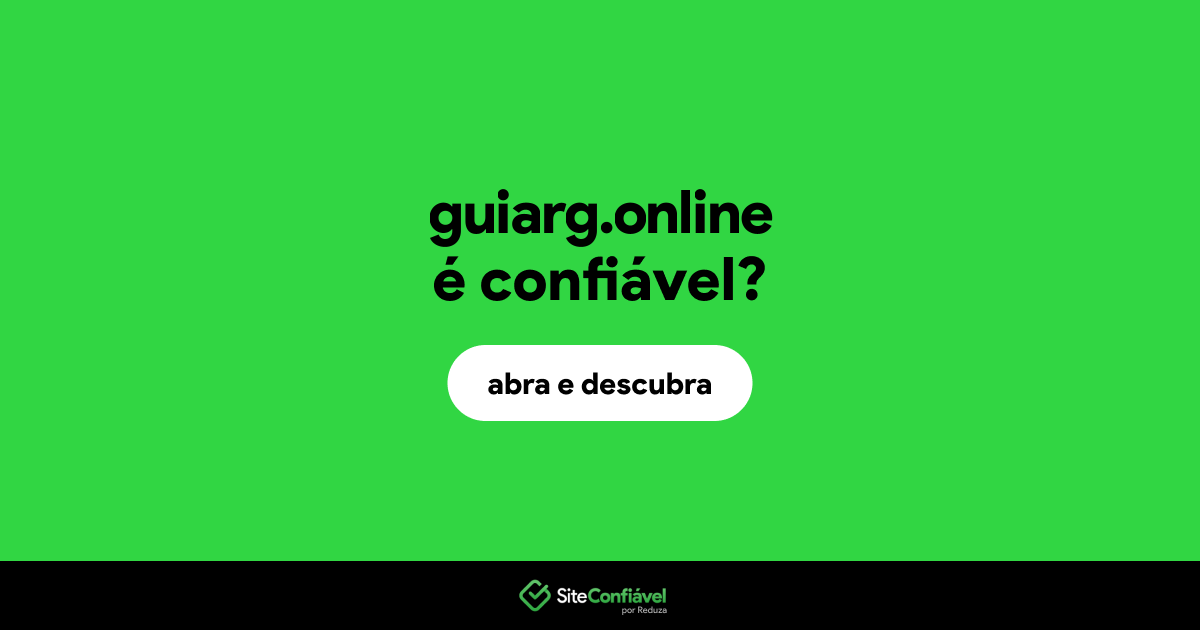 O site guiarg.online é confiável?