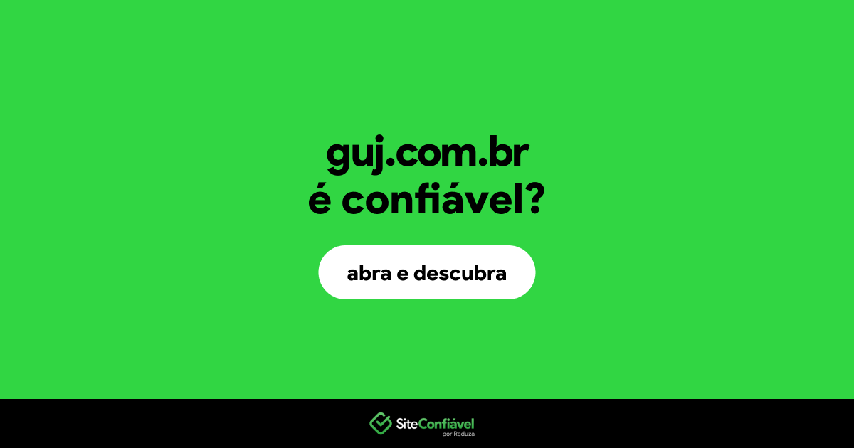 O site guj.com.br é confiável?