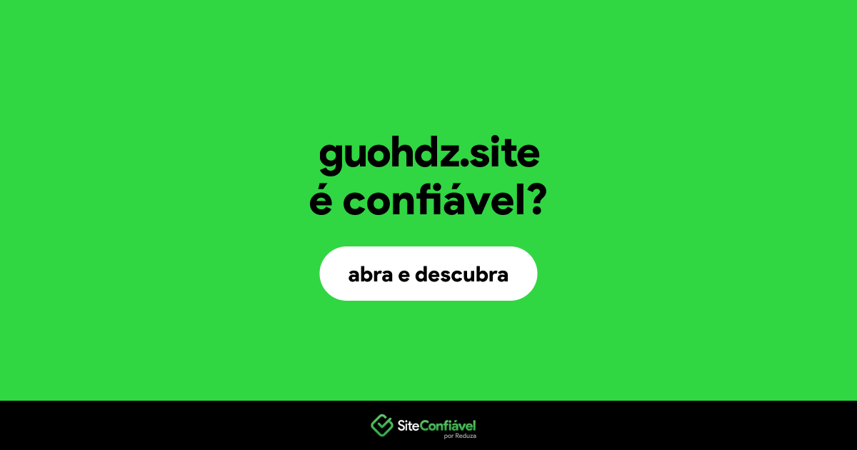 O site guohdz.site é confiável?