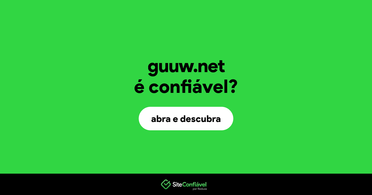 O site guuw.net é confiável?
