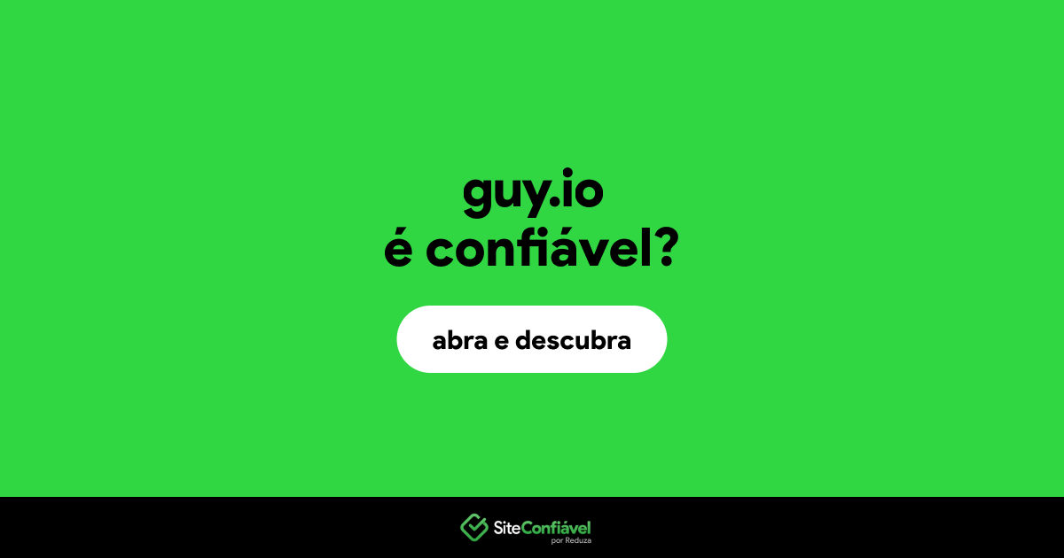 O site guy.io é confiável?