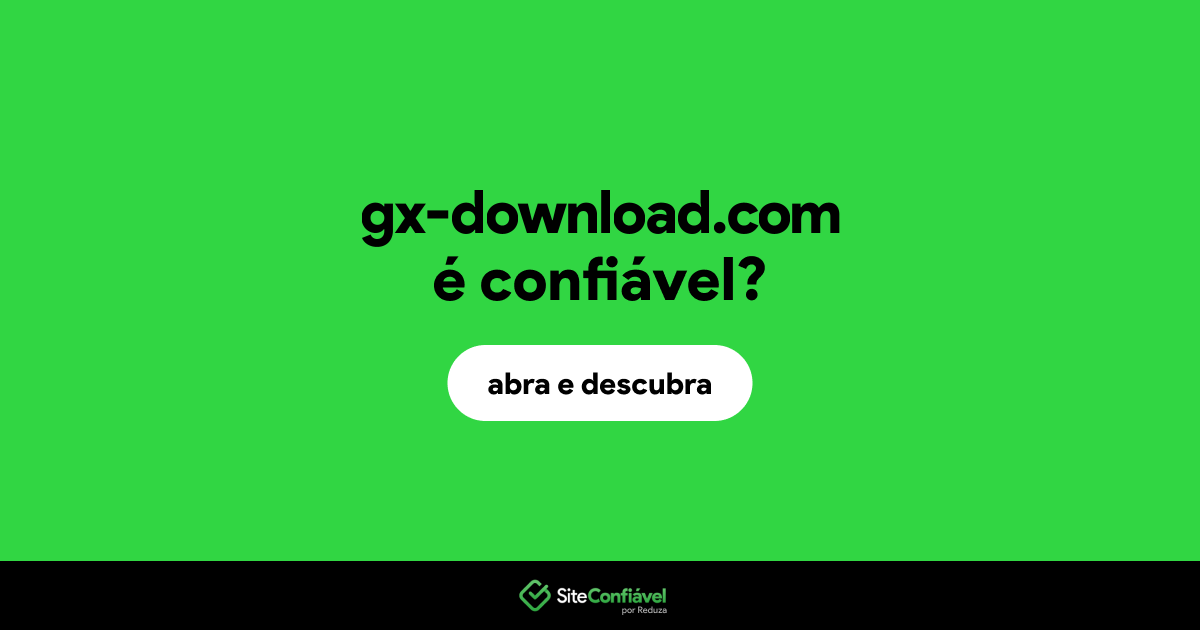O site gx-download.com é confiável?