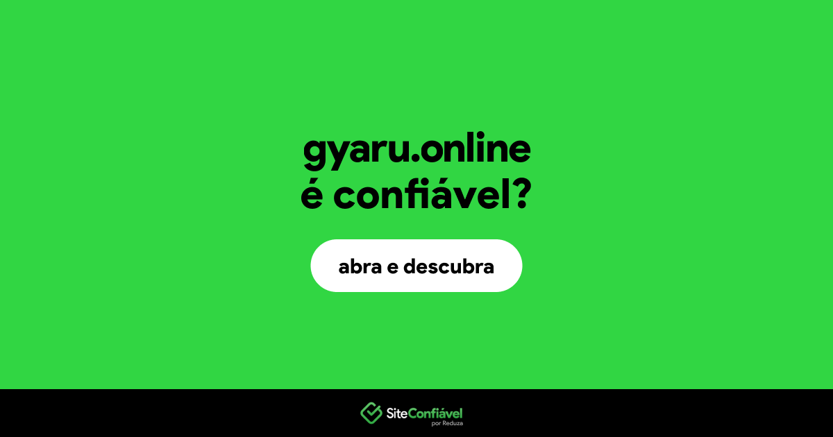 O site gyaru.online é confiável?