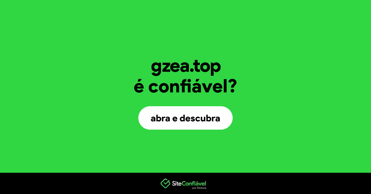 O site gzea.top é confiável?