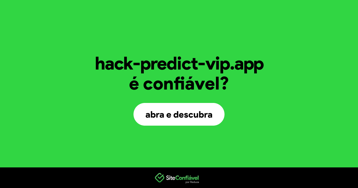 O site hack-predict-vip.app é confiável?