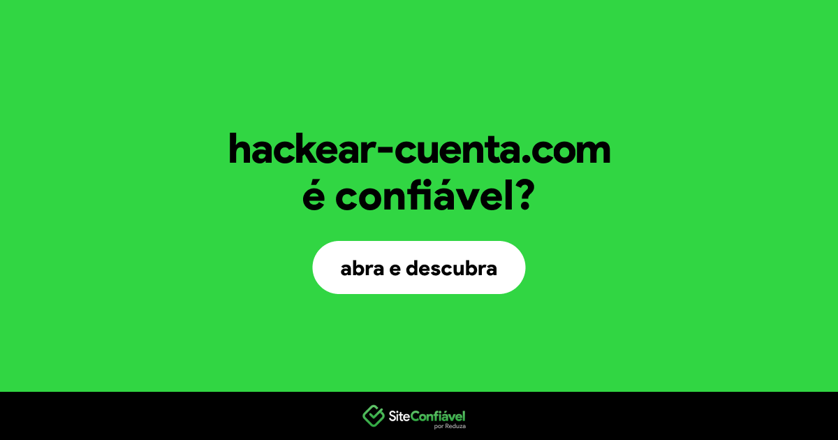 O site hackear-cuenta.com é confiável?