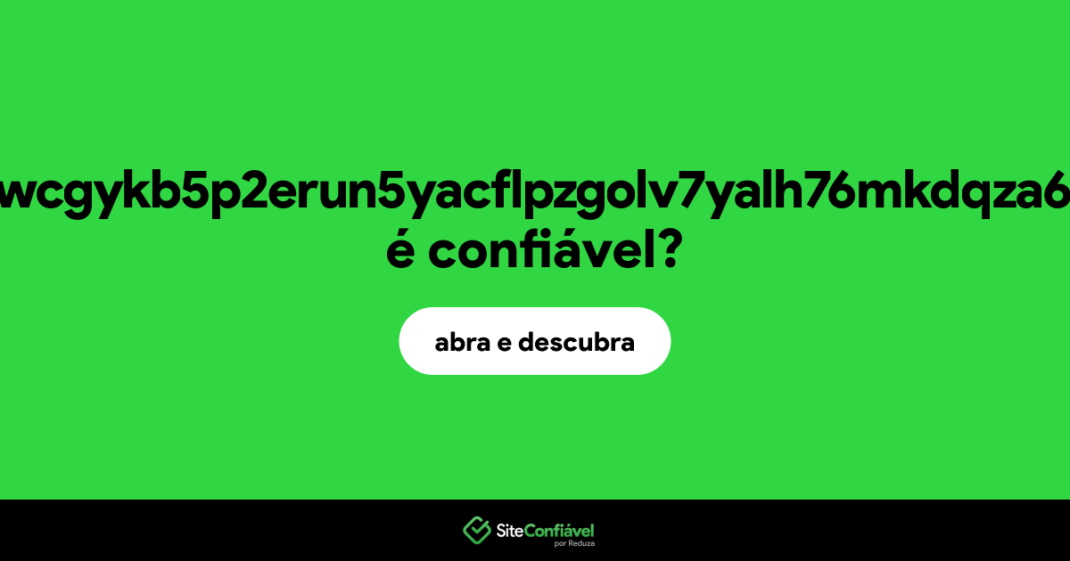 O site hackerhzqdqwcgykb5p2erun5yacflpzgolv7yalh76mkdqza6qtybyd.onion é confiável?