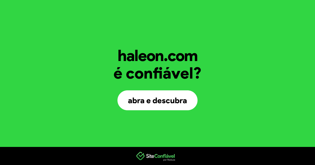 O site haleon.com é confiável?