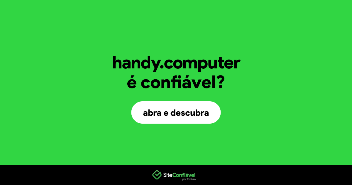 O site handy.computer é confiável?