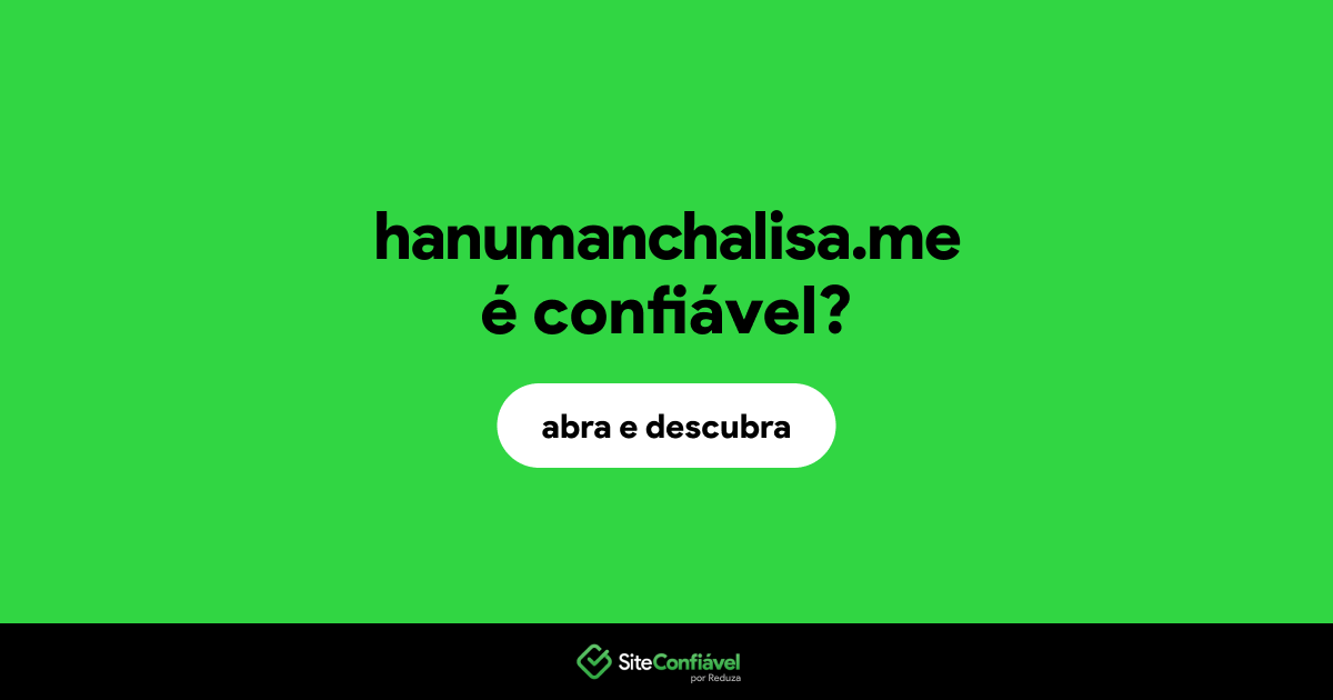 O site hanumanchalisa.me é confiável?