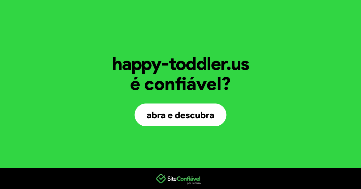 O site happy-toddler.us é confiável?