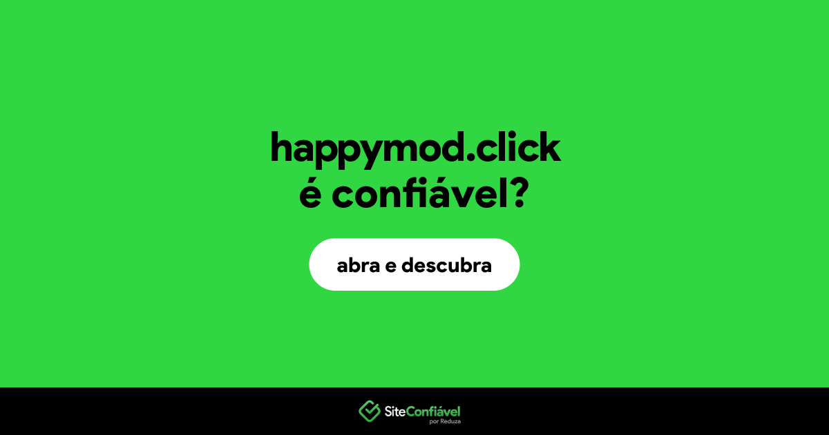 O site happymod.click é confiável?