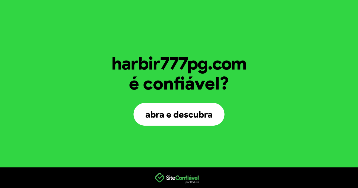 O site harbir777pg.com é confiável?
