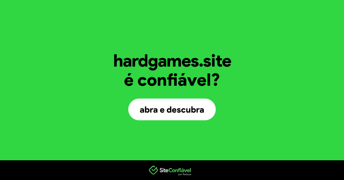 O site hardgames.site é confiável?