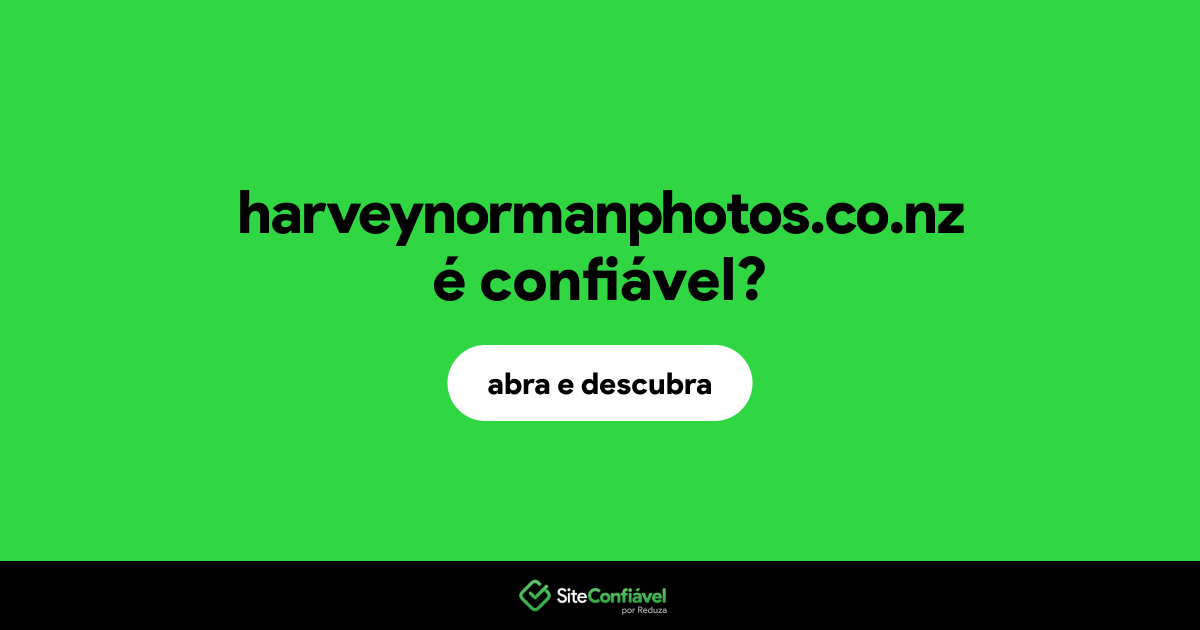 O site harveynormanphotos.co.nz é confiável?