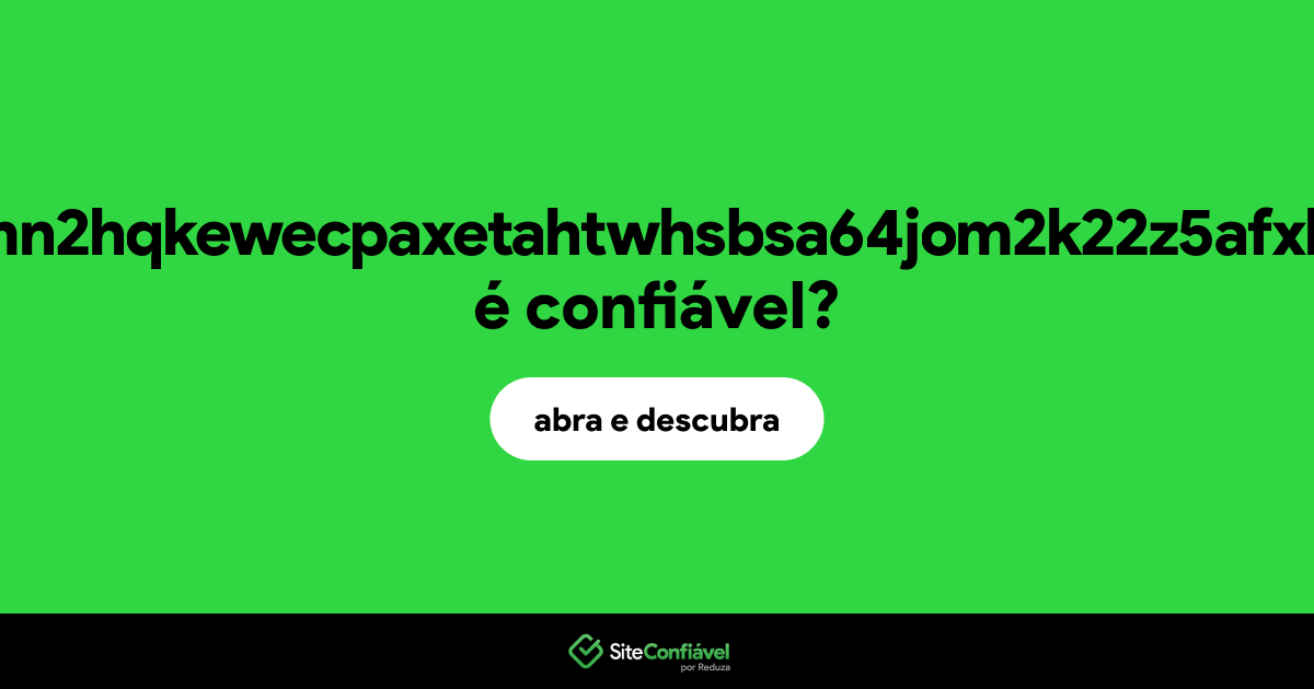 O site haystak5njsmn2hqkewecpaxetahtwhsbsa64jom2k22z5afxhnpxfid.onion é confiável?