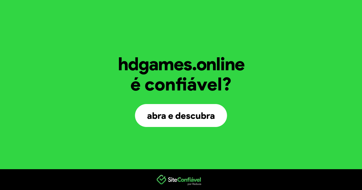O site hdgames.online é confiável?