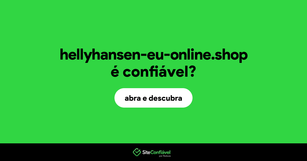 O site hellyhansen-eu-online.shop é confiável?