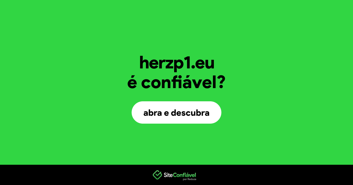 O site herzp1.eu é confiável?