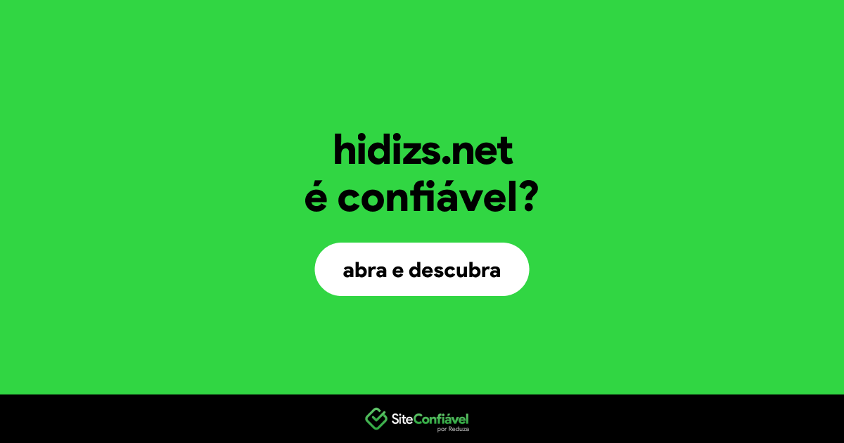 O site hidizs.net é confiável?
