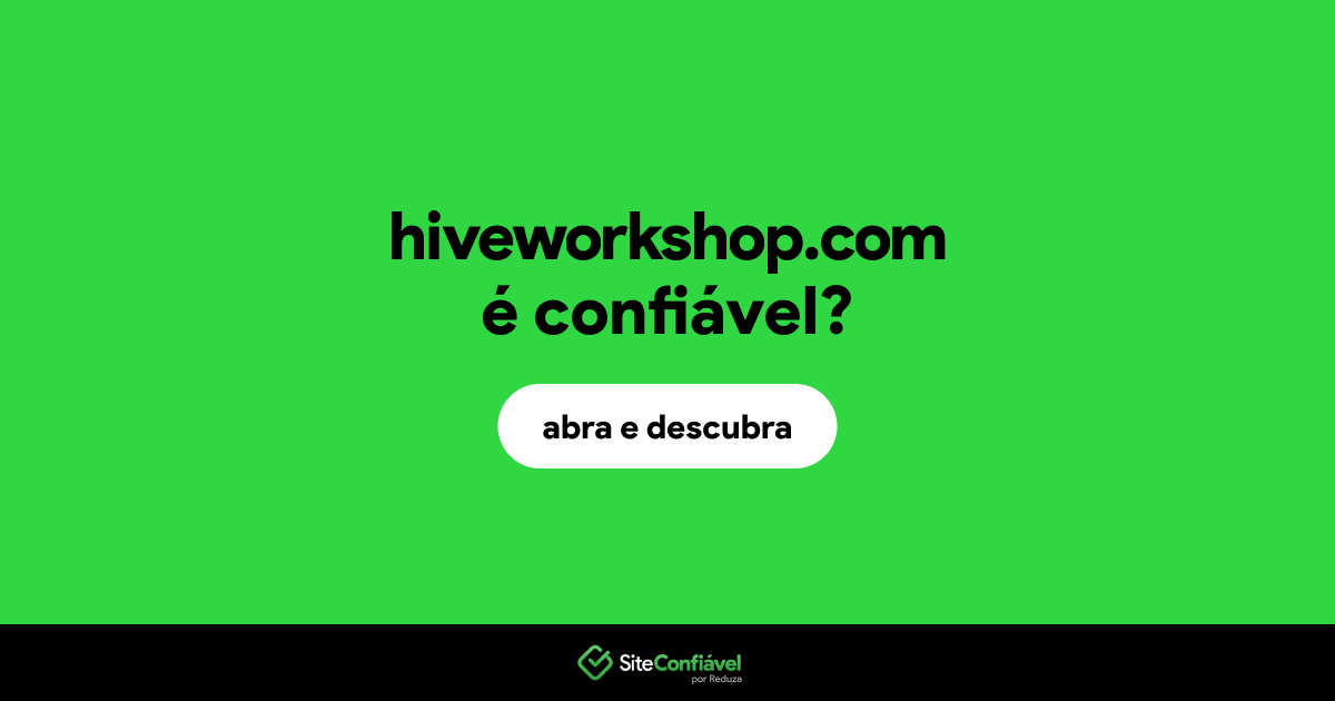 O site hiveworkshop.com é confiável?