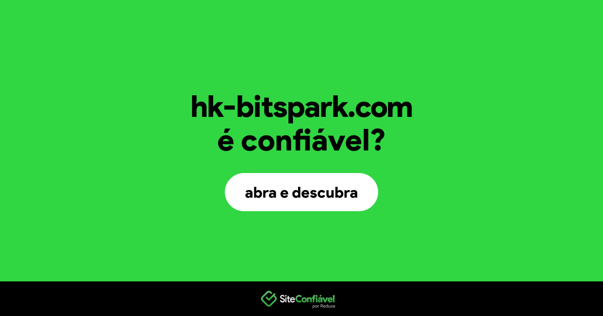 O site hk-bitspark.com é confiável?